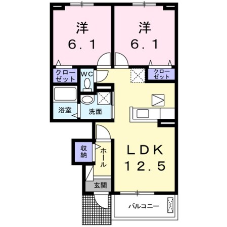 ザオバーレイⅡの物件間取画像